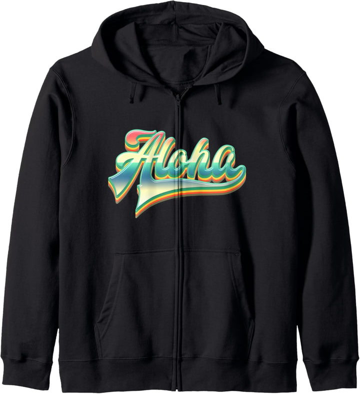 Aloha Vintage Retro Hawaii Kapuzenjacke