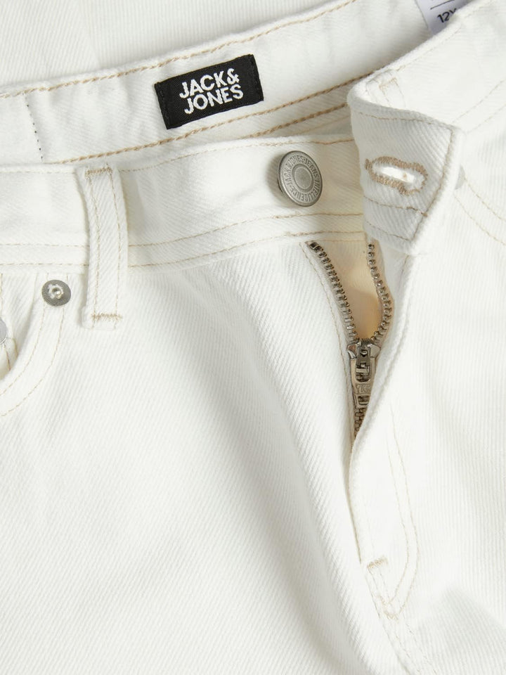 JACK & JONES Jungen Jeans 128 Ecru, 128 Ecru