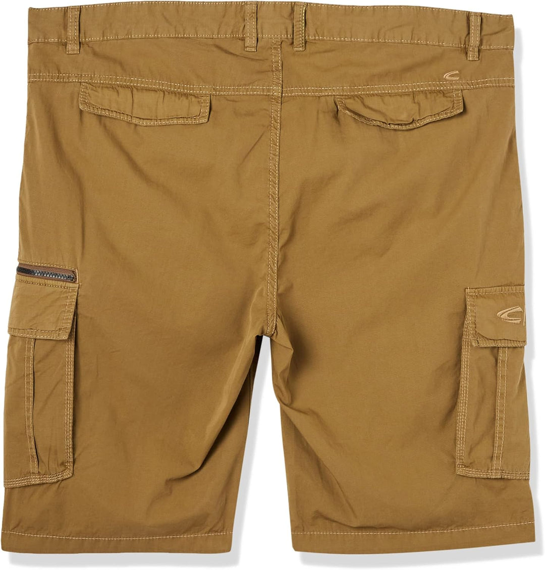 camel active Herren Cargo-Shorts mit Aufgesetzten Taschen Cargos 42W Senf, 42W Senf