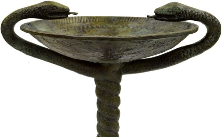 Hand Made Myzinäische Bronze, Kylix mit Schlangen, antikes griechisches Kunst, Wachsausschmelzung, B