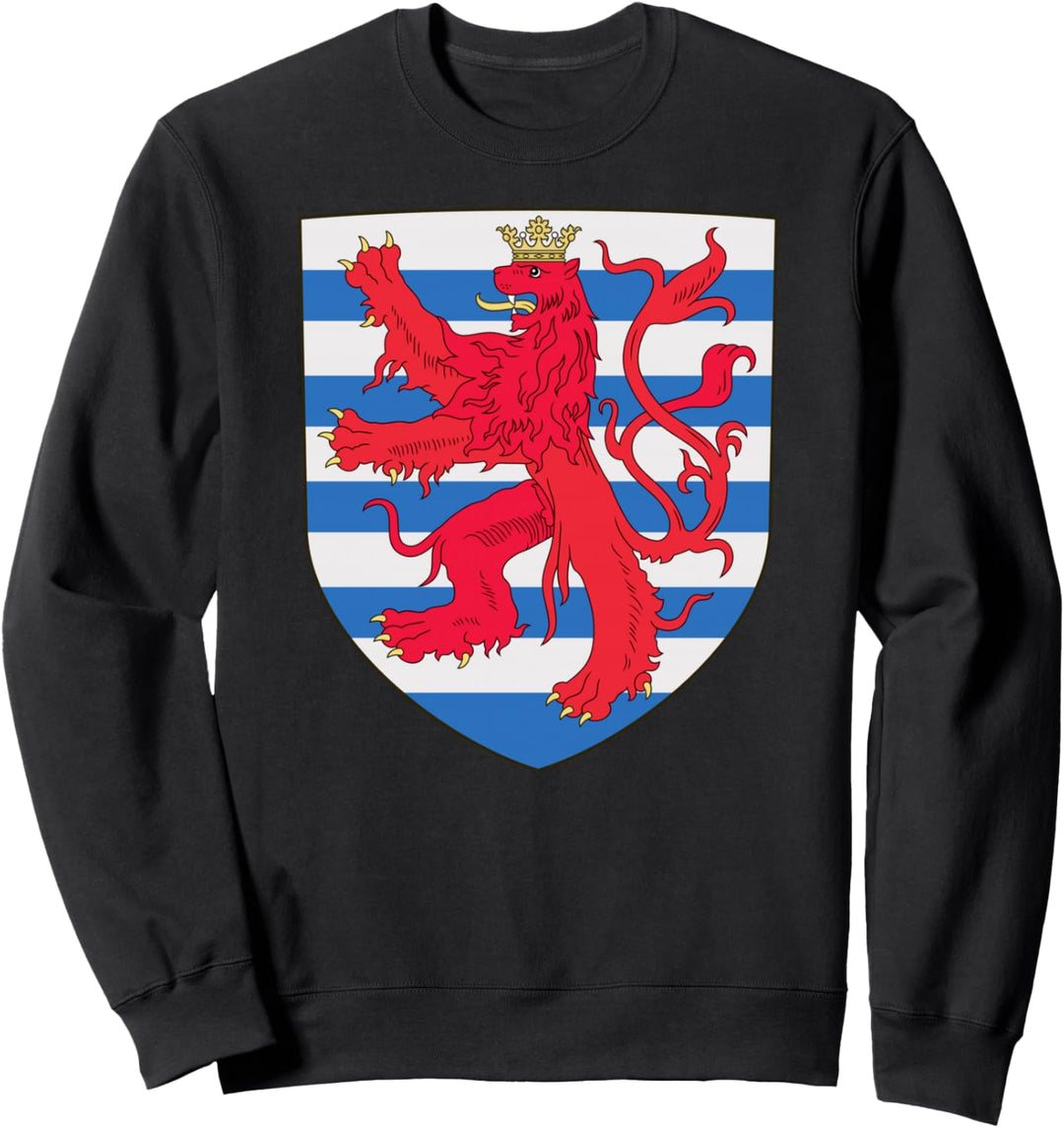 Luxemburg Wappen Mittelalterliches Wappenkunde-T-Shirt Sweatshirt
