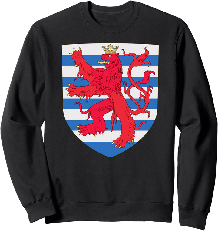 Luxemburg Wappen Mittelalterliches Wappenkunde-T-Shirt Sweatshirt