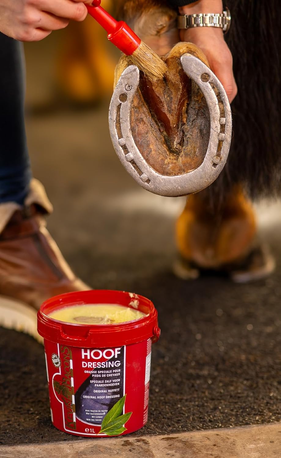 Kevin Bacon’s Hoof Dressing | 2,5 l | Lorbeersalbe zum Schutz und Unterhalt der Pferdehufe | Hufpfle