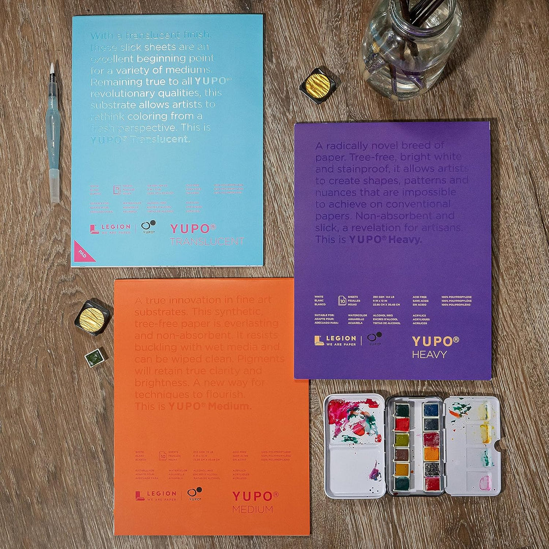 Yupo Paper 27,9 cm x 35,6 cm 10 Blatt/Pack-weiss 33.5 kg, sonstiges, mehrfarbig.