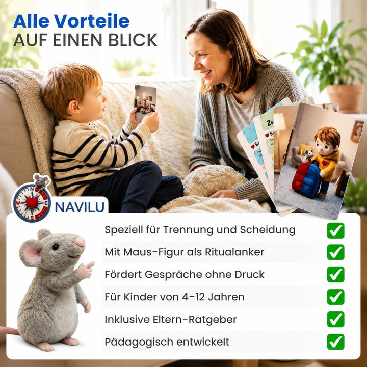 Gefühlskarten für Kinder bei Trennung & Scheidung – 60 pädagogische Emotionskarten zur Selbstregulat