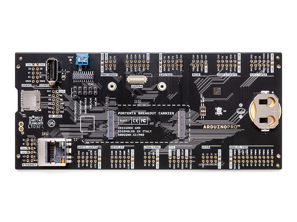 Arduino Portenta Breakout [ASX00031] – Arduino Pro Family Ethernet RJ45 bis zu 1 Gbit/s – kompatibel