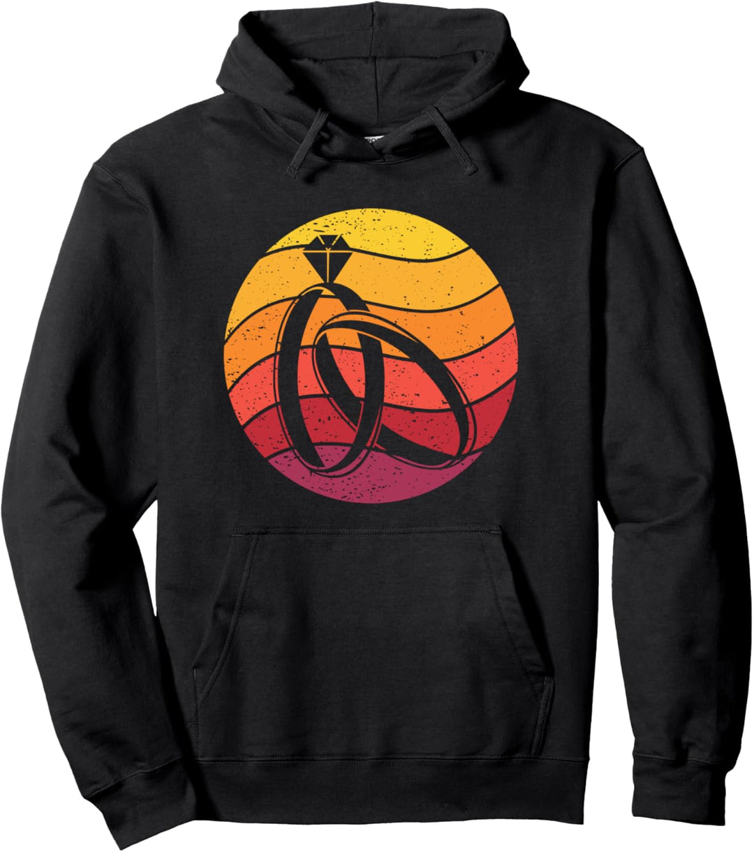 Eheringe Rings Retro Style Vintage Pullover Hoodie