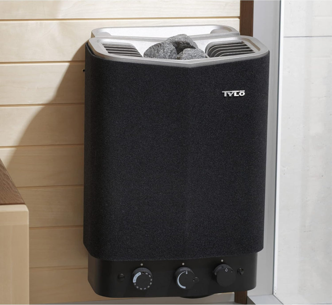 Tylö Sense Sport Combi 4,5 kW Elektrische Saunaofen mit integrierter Steuerung und Dampfer