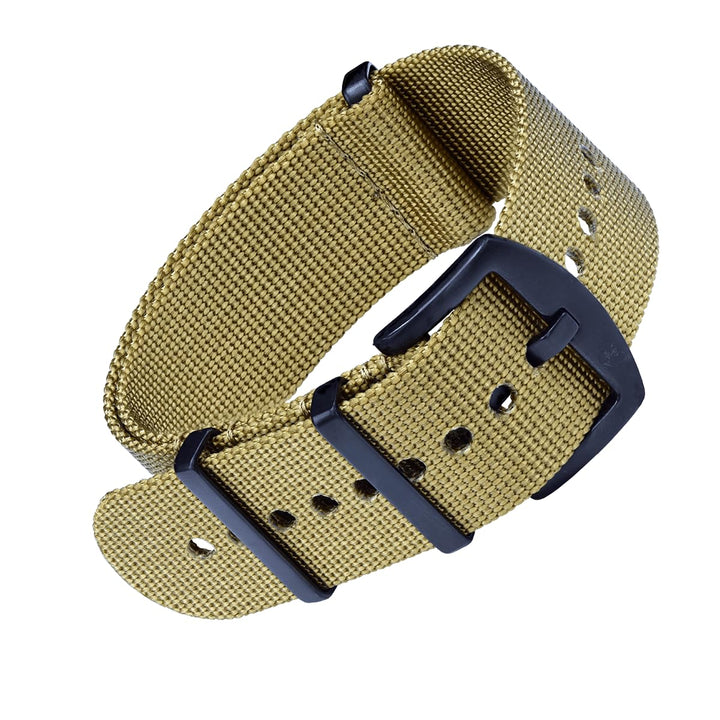 BOMBFROG NATO Strap Uhrenarmband Nylon, Dornenschliesse - Uhrenarmbänder 18 mm 20mm 22mm 24mm, Uhren