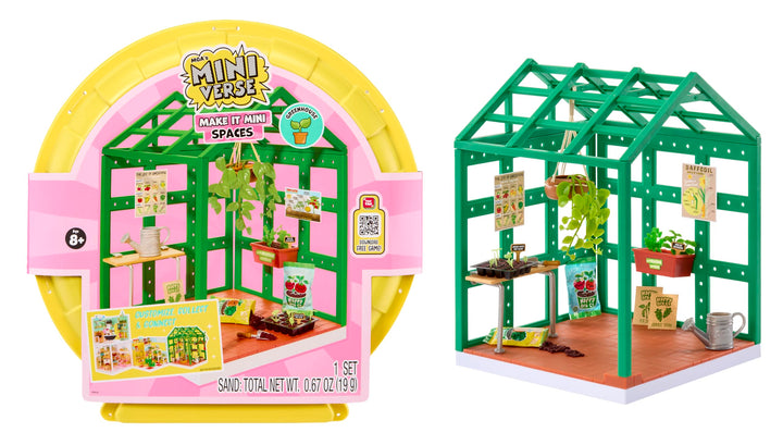 MGA's Miniverse Make It Mini Spaces Greenhouse – BAU-Set, Individuell Gestalten, Bastelei, Für Samml