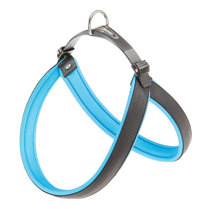 Ferplast Ergonomisches Hundegeschirr AGILA FLUO 9, ausgezeichnete Passform, doppelter Mikroregulatio