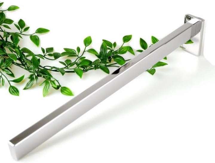 ZACK ZK40001 BARRA TOALLA 42 cm, Silver Metallic, 1.58" x 3.15" x 16.54"