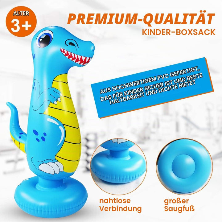SUNSHINEMALL Boxsack für Kinder Boxen Dummy aufblasbare Cool Spass Spielzeug für Jungen Sport Gesche