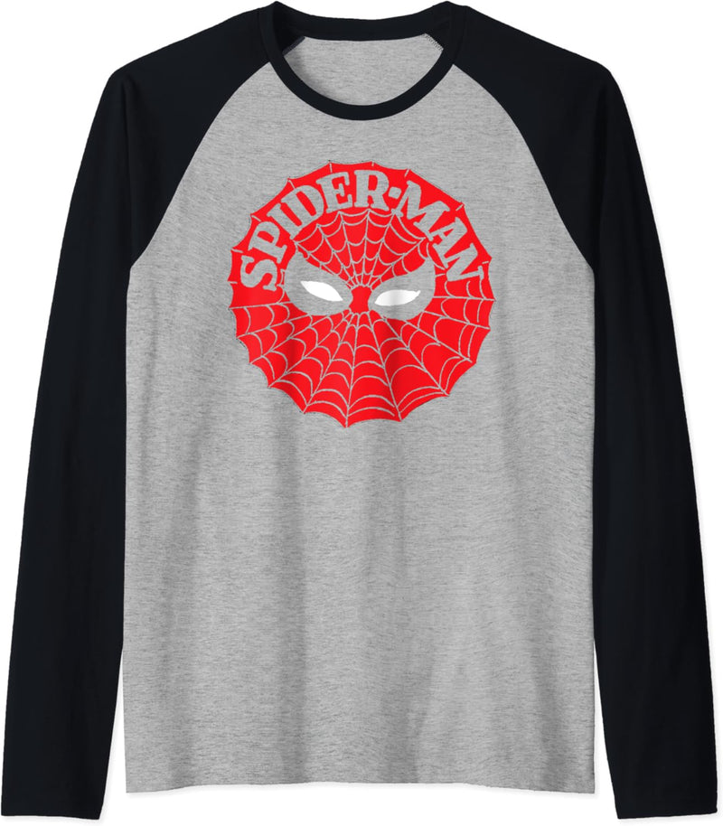 Marvel Spider-Man Mask Web Fill Raglan