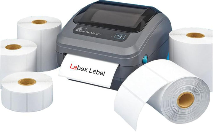 Barcode etikett 40x20 mm | Thermo Etiketten - Zebra etiketten ; 8 Role 8.000 stück - Thermotransfer