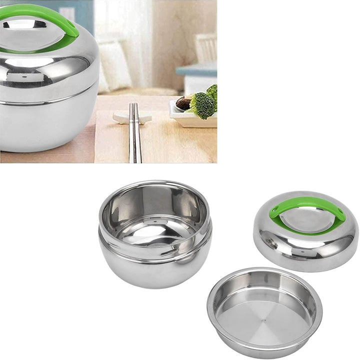Isolierte Lunch-Behälter, 800ml Edelstahl Lunch Box Portable Wide Mouth Lunch Leak Proof Design Edel
