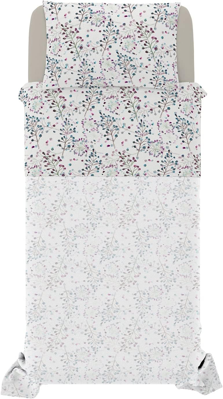 Italian Bed Linen Fantasy Bettwäsche, Flor, Einzelne Flor Einzelne, Flor Einzelne