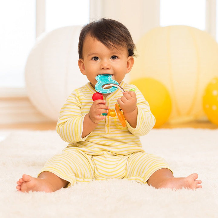 INFANTINO Slide and Chew Teether Keys mehrfarbig, mehrfarbig