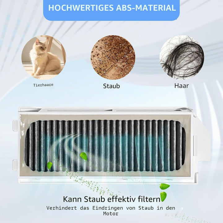 18 Stück Ersatzteil für ECOVACS DEEBOT Mini Saugroboter Zubehör,1 Hauptbürste,4 Wischtücher,4 Staubb