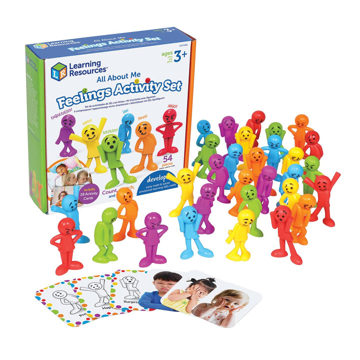 Learning Resources All About Me Aktivitätsset Gefühle – 54 Teile, ab 3 Jahren, sozio-emotionale Lern