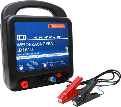Weidezaungerät 12 Volt 12 V Solar Weidezaun Weidegerät Elektrozaungerät 2,5 Joule