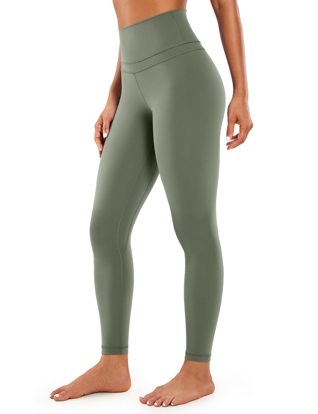 CRZ YOGA Naked Feeling Damen Leggings High Wasit Sportleggins Blickdicht Lange Sport Leggins Yogahos