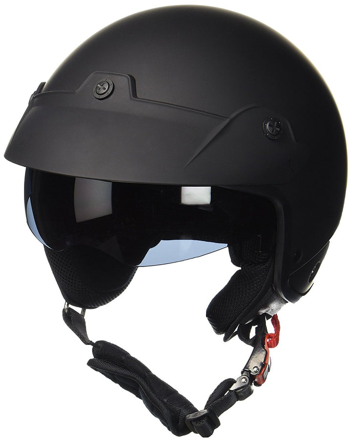 Jethelm Motorradhelm mit integrierten Sonnenvisier und Schild H740 - M, M
