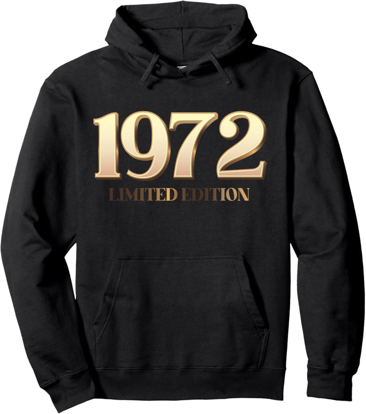 52. Geburtstag Mann Frau 52 Jahre 1972 Deko Lustig Geschenk Pullover Hoodie