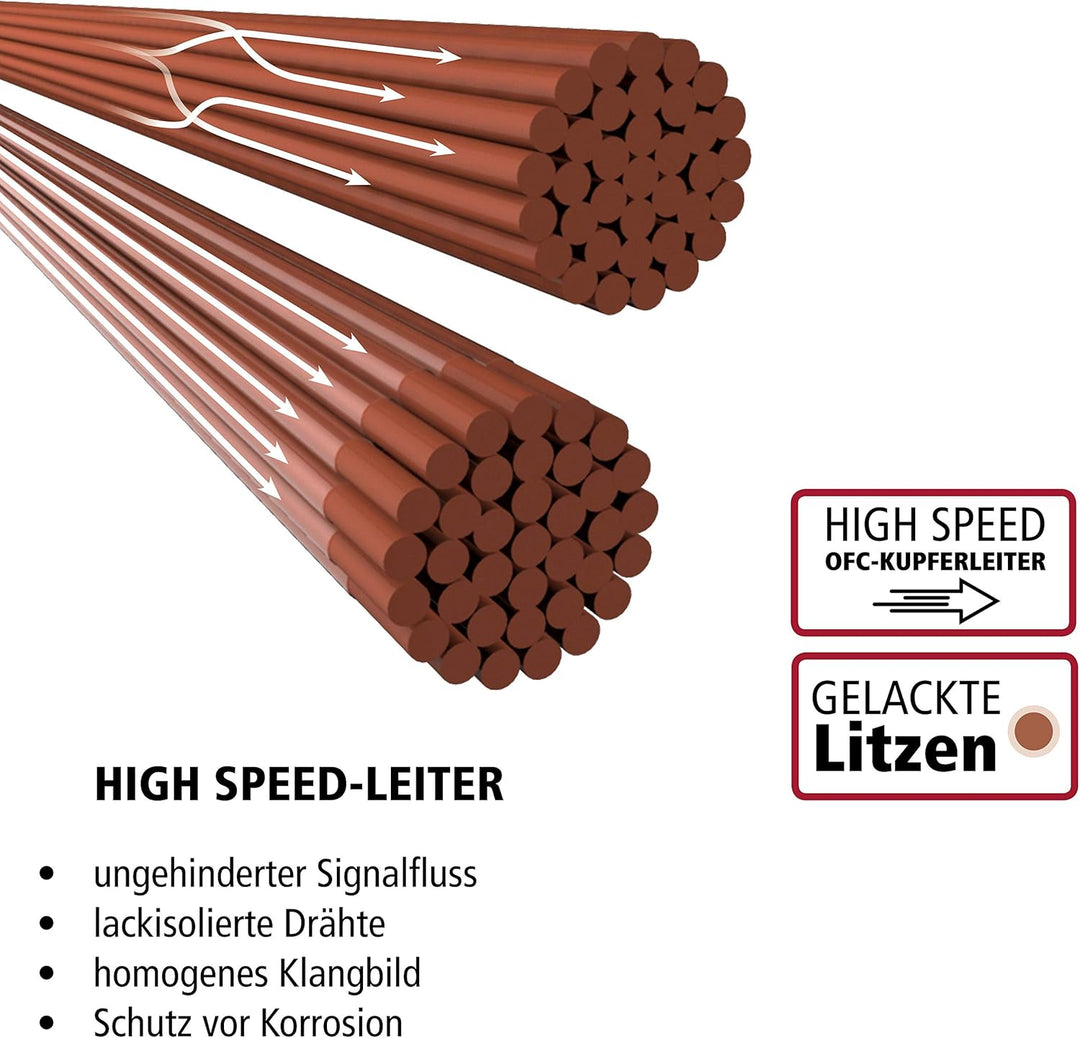 Eagle Cable by INAKUSTIK – 10070202 – High End Deluxe Subwoofer-Kabel 1 x RCA -> 1 x RCA | 3,0m | Ma