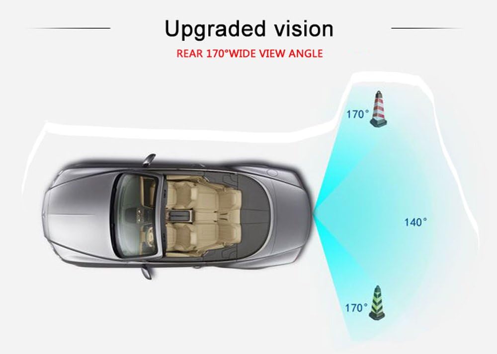 Navinio Auto Dritte Dach Top Mount Bremsleuchte Kamera Bremslicht Einparkkamera Rückfahrkamera IR Li