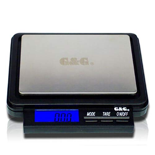 G&G FH2000 2000g/0,1g-1000g/0,05g Taschenwaagen Feinwaage Digitalwaage Goldwaage Münzwaage Briefwage