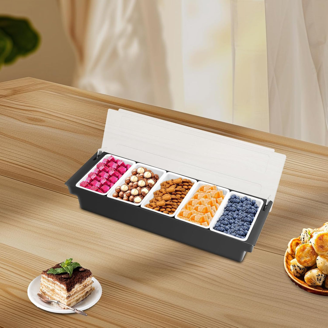 Gewürzbehälter Zutatenbehälter Cocktail Zutatenbox Bar Gewürze Obst Behälter Zutatenbehälter Obst Ge