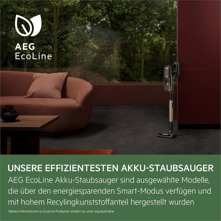 AEG HYGIENIC 8000 AP81B25WET Akku Staubsauger mit Wischfunktion/Automatik / 5-Stufen Filtration/Digi