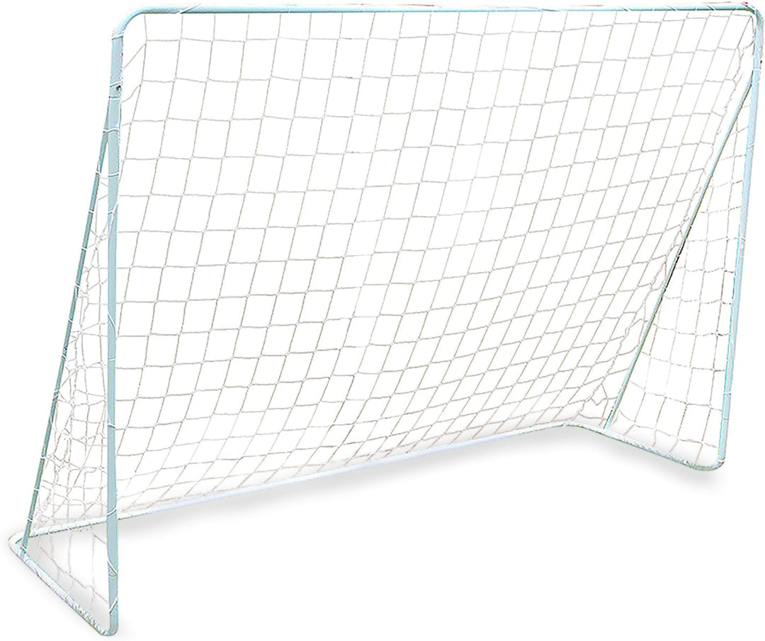 MUWO Fussballtor mit Abnehmbarer Torwand und wetterfestem Stahlgestell. Masse: 217 x 153 cm. Optimal