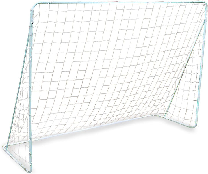 MUWO Fussballtor mit Abnehmbarer Torwand und wetterfestem Stahlgestell. Masse: 217 x 153 cm. Optimal