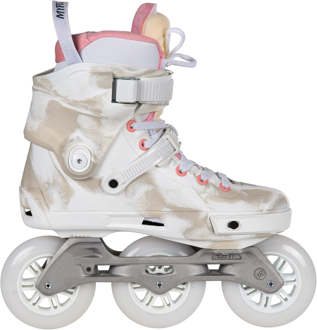 Powerslide Inline Skate Next Marble Pink 100, für Urban und Fitness, für Damen und Herren 42-43, 42-