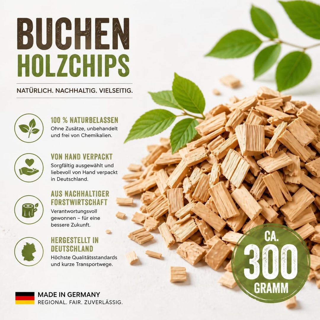 Bergfeld BBQ – Doppelpack - 2x Räucherboxen inkl. Räucherchips für alle Grillarten – Smokerbox aus r