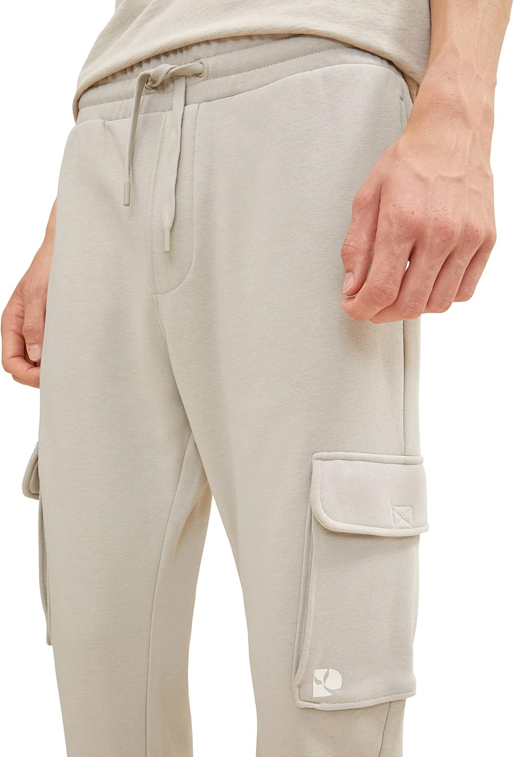TOM TAILOR Denim Herren Cargo Jogginghose M 11754 - Light Dove Grey, M 11754 - Light Dove Grey
