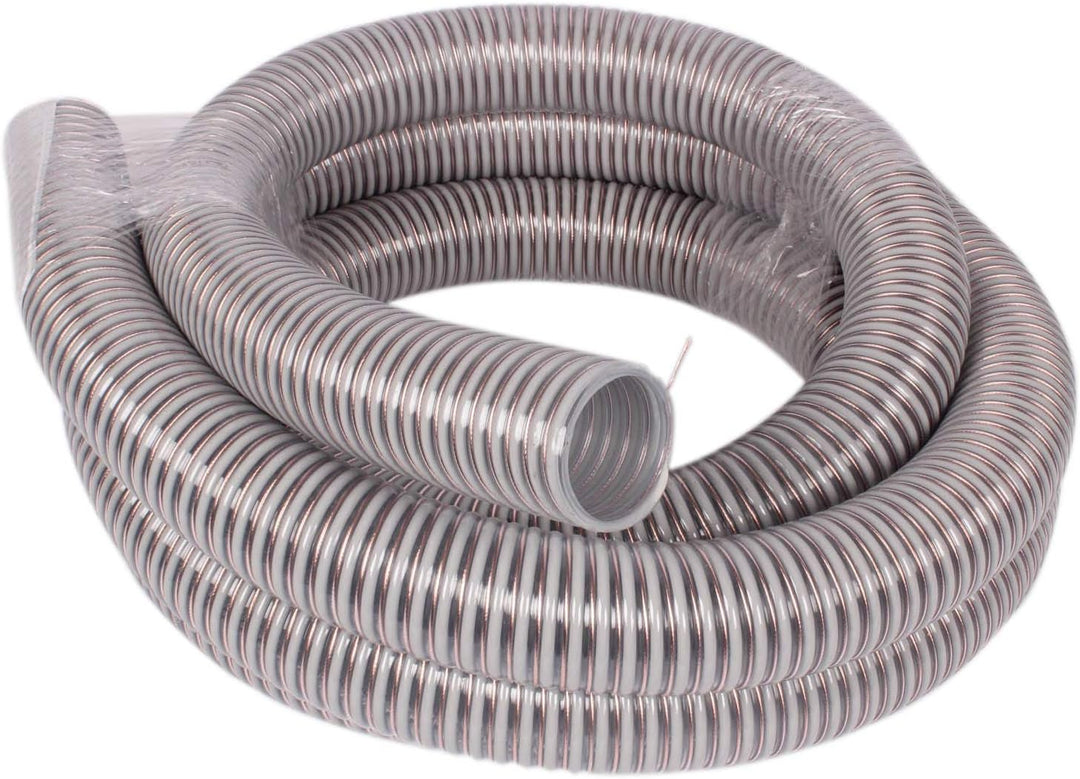 silos24 104160 Pelletschlauch 5 Meter NW 50 mm mit CU-Litze Saugschlauch Rückluftschlauch Förderschl