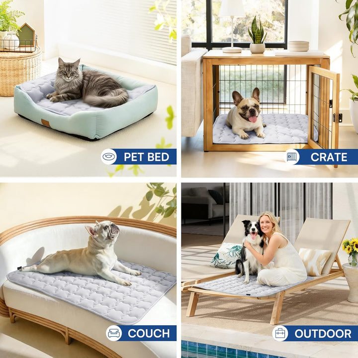luciphia Kühlmatte Hund für Katze Hunde, Hundematte Sommer Kühlkissen Waschbares Hundebett, Kühldeck