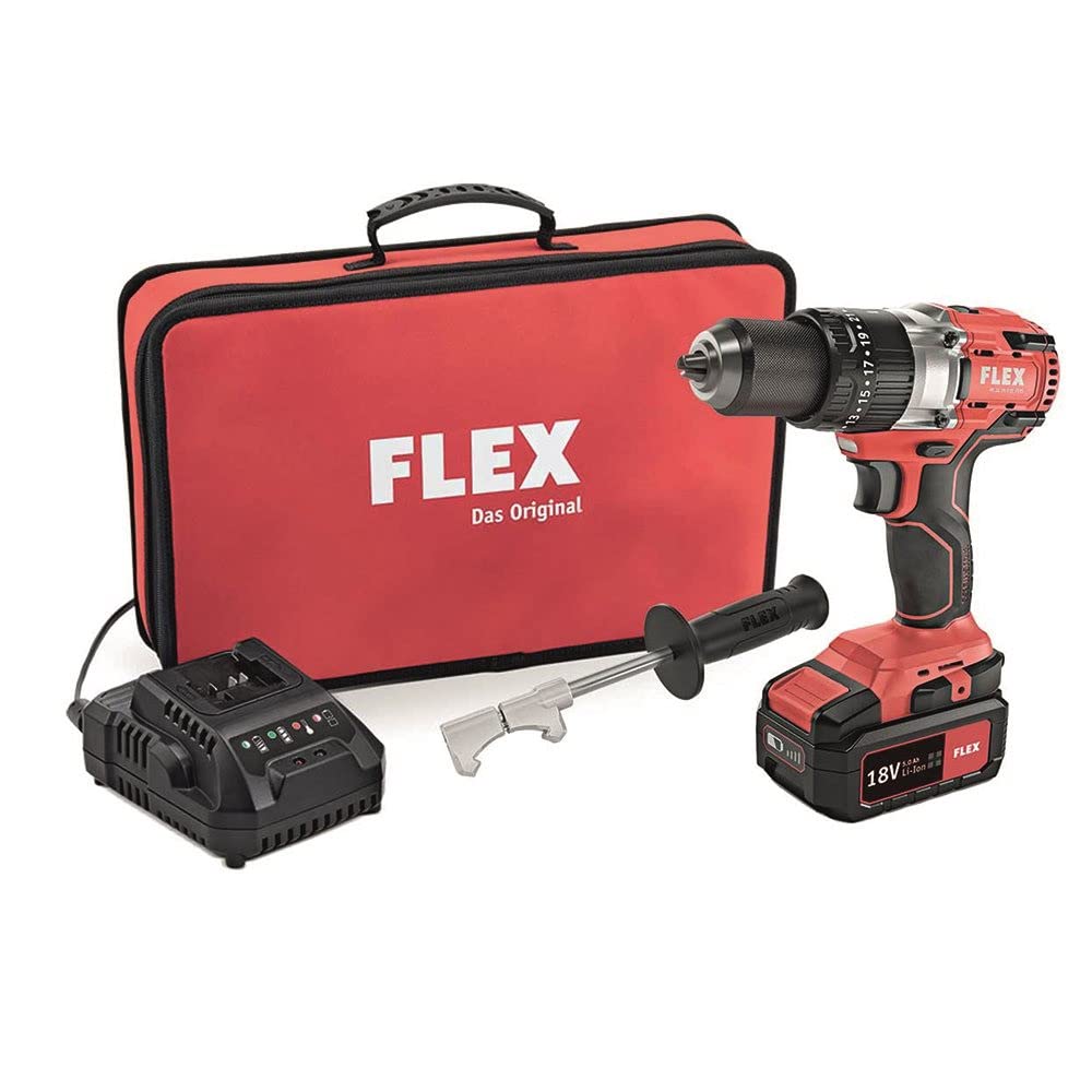 FLEX Schlagbohrschrauber PD2G 18.0-EC FS55 2xAkku 18V 5Ah Brushless