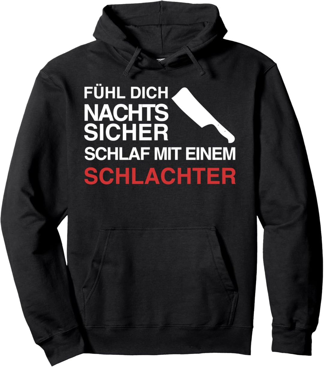 Schlaf mit einem Schlachter Pullover Hoodie