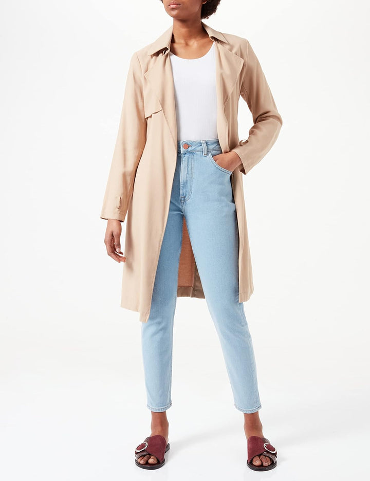 Cross Jeans Damen Joyce Jeans, Sky Blue, Mom