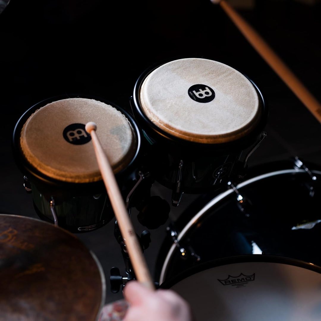 Meinl Percussion HB50BK ABS-Plastik Bongo-Set, Headliner Series, Durchmesser 16,51 cm (6,5 Zoll) Mac