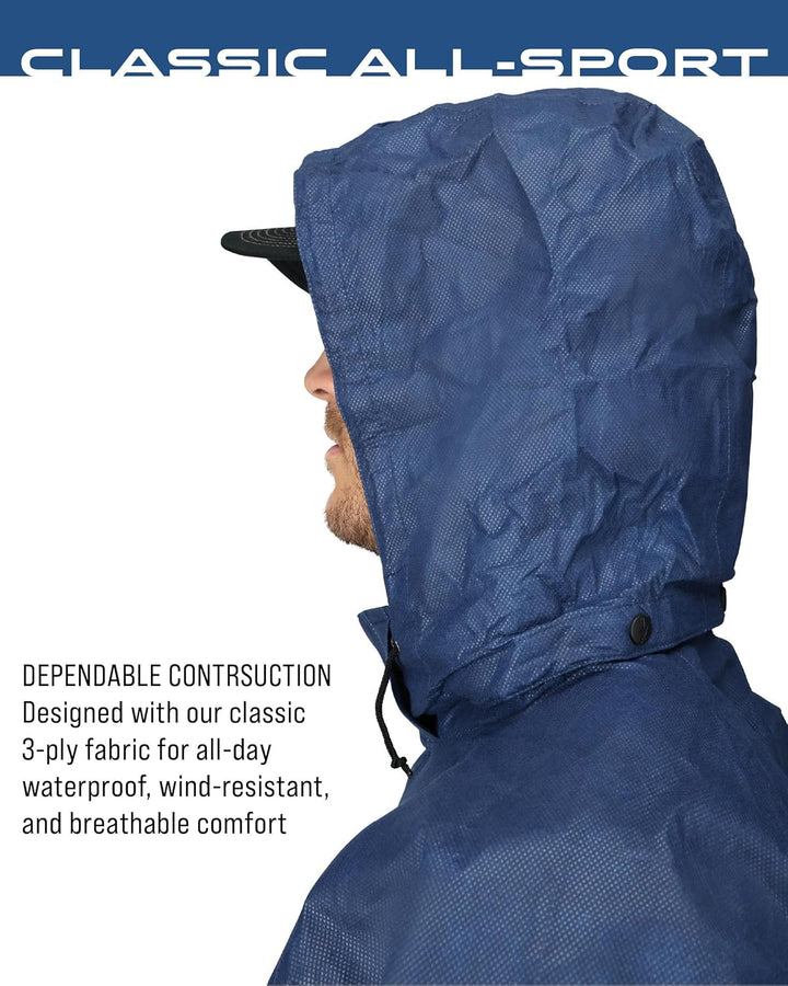 Frogg Toggs Herren Classic All-Sport Waterproof Breathable Rain Suit Regenjacke L Blau, L Blau