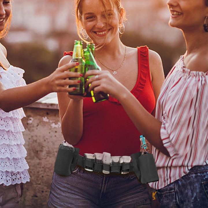 Taillen-Getränkehalter | Bierhalfter mit verstellbarem Hüftgurt | Bier-Holster, Bier-Soda-Gürtelhols