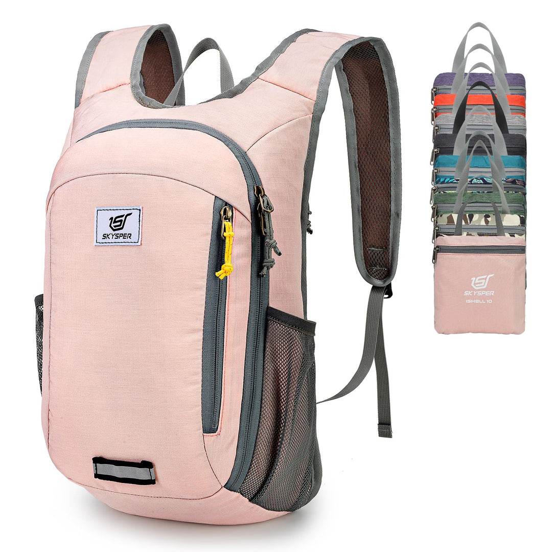SKYSPER 10L/15L/20L Faltbarer Rucksack Ultraleicht Tagesrucksack Wasserfest Daypack Reiserucksack Wa