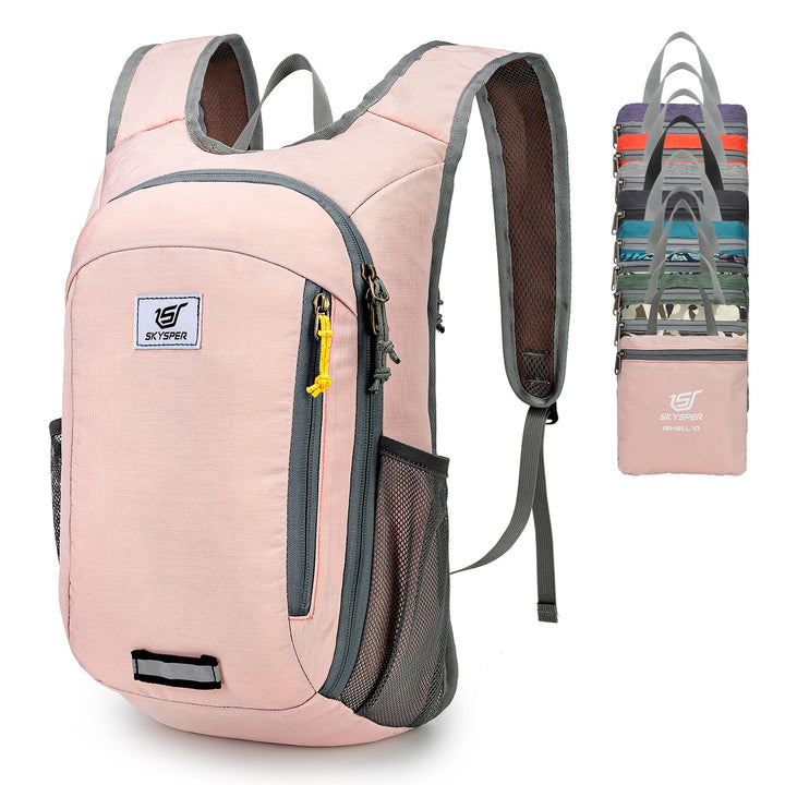SKYSPER 10L/15L/20L Faltbarer Rucksack Ultraleicht Tagesrucksack Wasserfest Daypack Reiserucksack Wa
