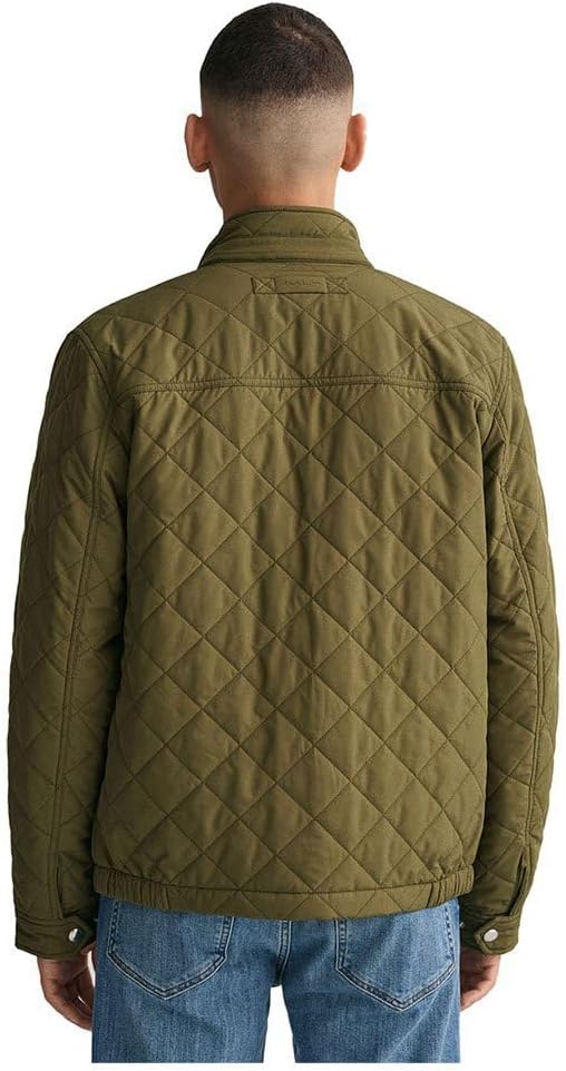 GANT Herren Quilted Windcheater Jacke S JUNIPER GREEN, S JUNIPER GREEN