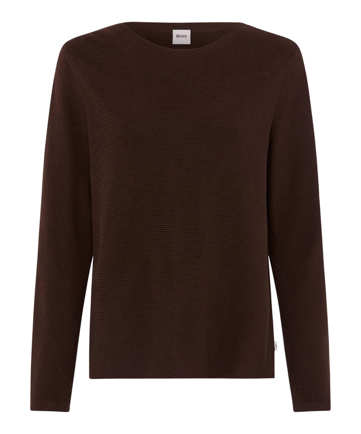 BRAX Feel Good Style Lesley Damen Strickpullover 34 Brunette, 34 Brunette